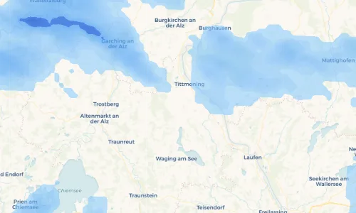 Regenradar Vorschaubild - Aktuelle Niederschläge in Wiesmühl und Umgebung