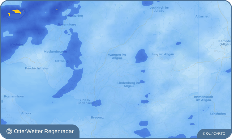 Widget-Vorschau für Wigratzbad Wetter-Widget-Vorschau mit Vorhersagedaten für Wigratzbad