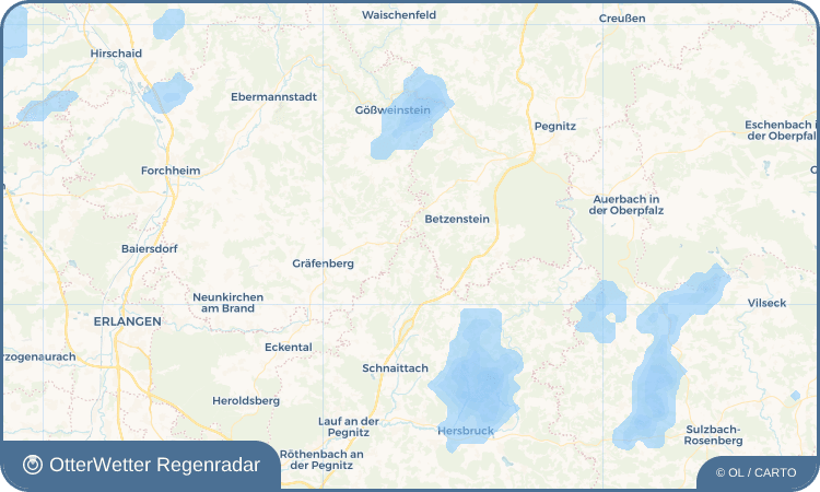 Wetter-Widget-Vorschau mit Vorhersagedaten für Wildenfels