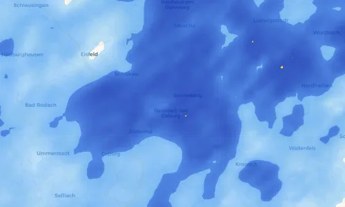 Regenradar Vorschaubild - Aktuelle Niederschläge in Wildenheid und Umgebung