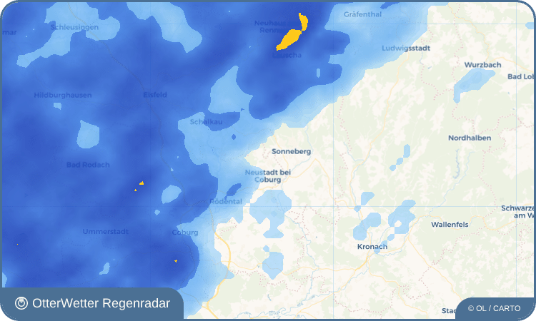 OtterWetter Regenradar-Widget Wildenheid