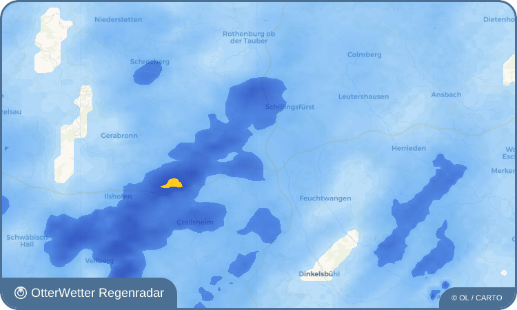OtterWetter Regenradar-Widget Wildenholz