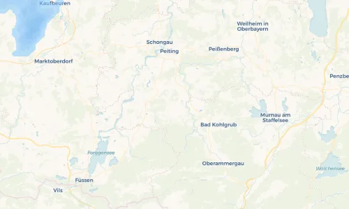 Regenradar Vorschaubild - Aktuelle Niederschläge in Wildsteig und Umgebung
