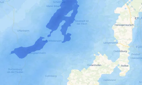 Regenradar Vorschaubild - Aktuelle Niederschläge in Wilhelmsgreuth und Umgebung