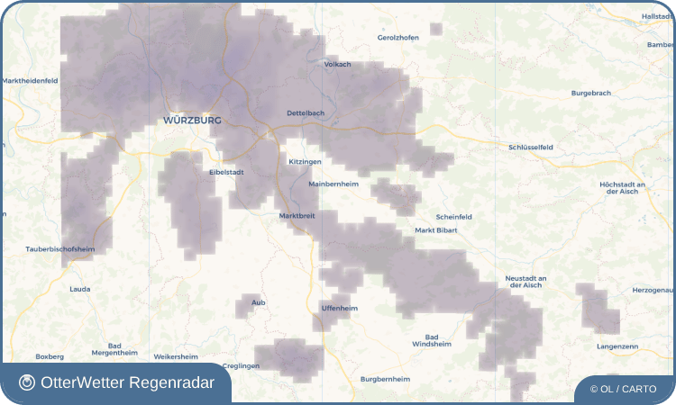 OtterWetter Regenradar-Widget Willanzheim