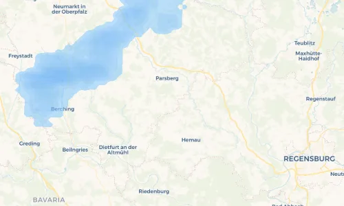 Regenradar Vorschaubild - Aktuelle Niederschläge in Willenhofen und Umgebung