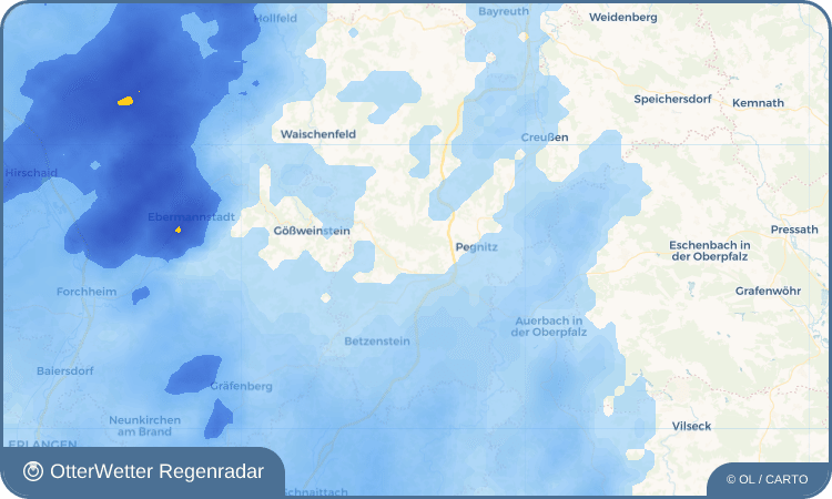 Wetter-Widget-Vorschau mit Vorhersagedaten für Willenreuth