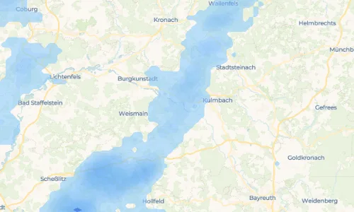 Regenradar Vorschaubild - Aktuelle Niederschläge in Willmersreuth und Umgebung