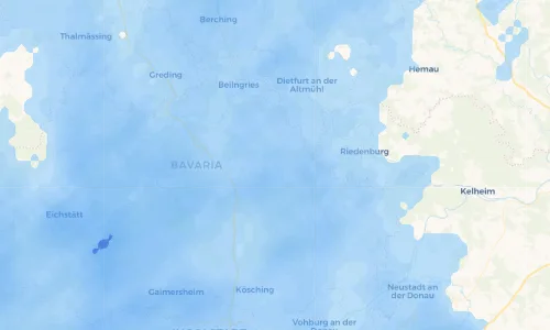 Regenradar Vorschaubild - Aktuelle Niederschläge in Winden und Umgebung