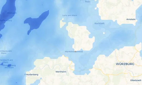 Regenradar Vorschaubild - Aktuelle Niederschläge in Windheim und Umgebung