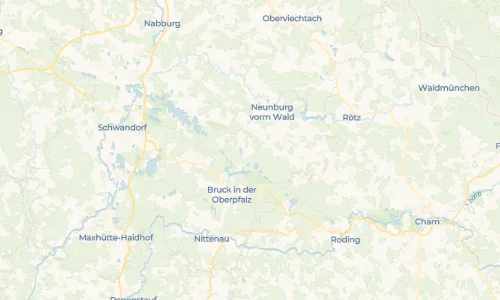 Regenradar Windmais: aktuelle Niederschläge in Windmais und Umgebung, Stand 21. Oktober 2026 um 17:55 Uhr