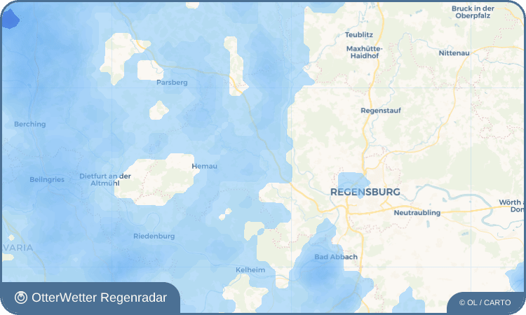 Widget-Vorschau für Windschnur Wetter-Widget-Vorschau mit Vorhersagedaten für Windschnur
