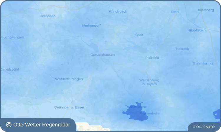 OtterWetter Regenradar-Widget Windsfeld