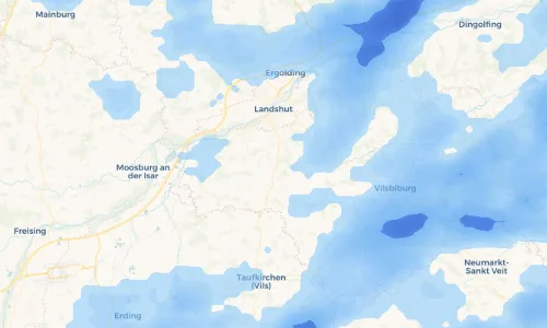 Regenradar Vorschaubild - Aktuelle Niederschläge in Windten und Umgebung
