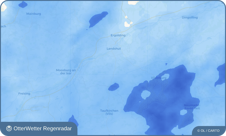 OtterWetter Regenradar-Widget Windten
