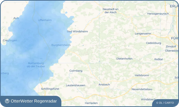 Widget-Vorschau für Wippenau Wetter-Widget-Vorschau mit Vorhersagedaten für Wippenau