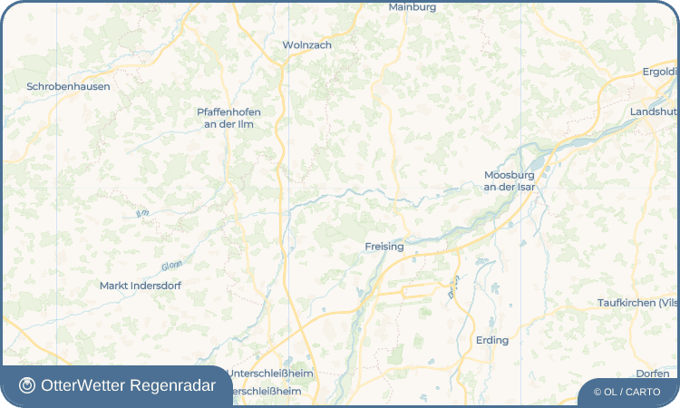 OtterWetter Regenradar-Widget Wippenhausen