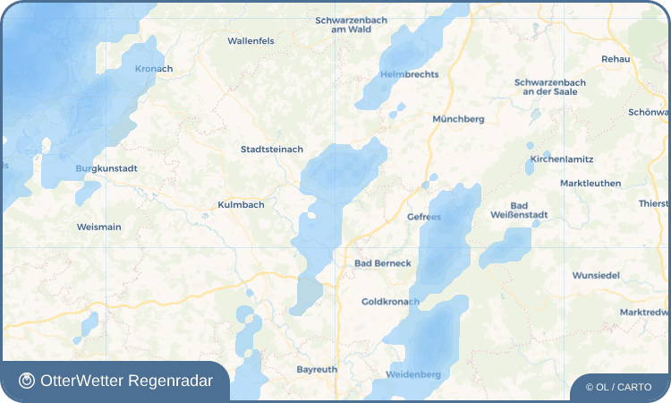 OtterWetter Regenradar-Widget Wirsberg