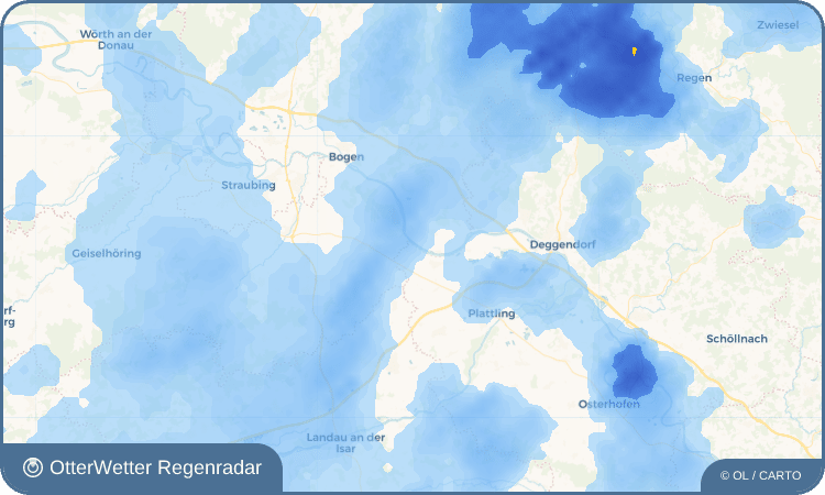 OtterWetter Regenradar-Widget Wischlburg