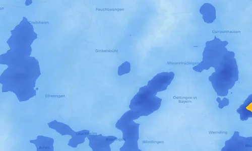 Regenradar Vorschaubild - Aktuelle Niederschläge in Wittenbach und Umgebung