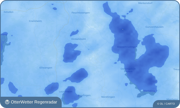 OtterWetter Regenradar-Widget Wittenbach