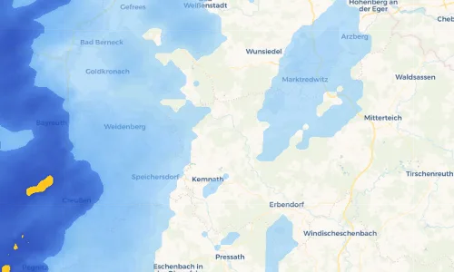 Regenradar Vorschaubild - Aktuelle Niederschläge in Witzlasreuth und Umgebung