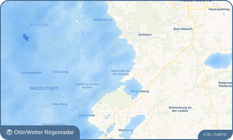Wetter-Widget-Vorschau mit Vorhersagedaten für Wöhr