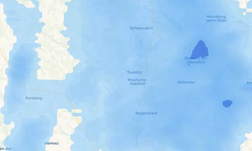 Regenradar Vorschaubild - Aktuelle Niederschläge in Wölland und Umgebung