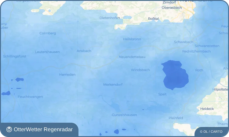 Wetter-Widget-Vorschau mit Vorhersagedaten für Wöltendorf
