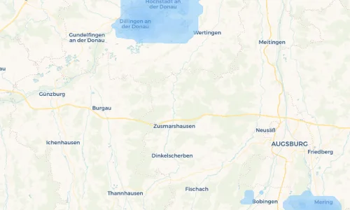 Regenradar Vorschaubild - Aktuelle Niederschläge in Wörleschwang und Umgebung