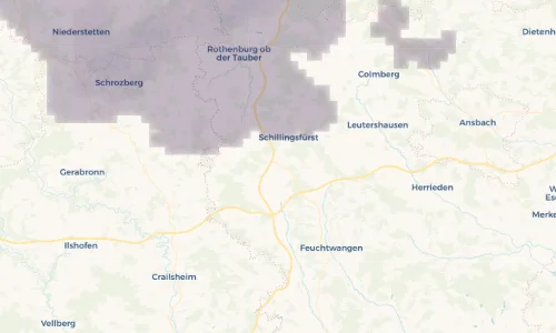 Regenradar Vorschaubild - Aktuelle Niederschläge in Wörnitz und Umgebung