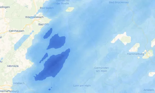 Regenradar Vorschaubild - Aktuelle Niederschläge in Wohnrod und Umgebung