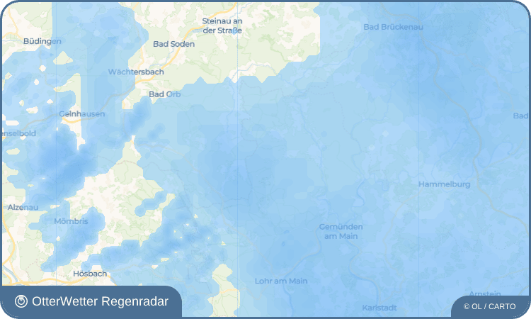OtterWetter Regenradar-Widget Wohnrod