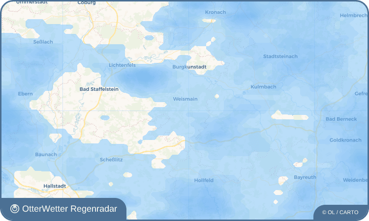 OtterWetter Regenradar-Widget Wohnsig