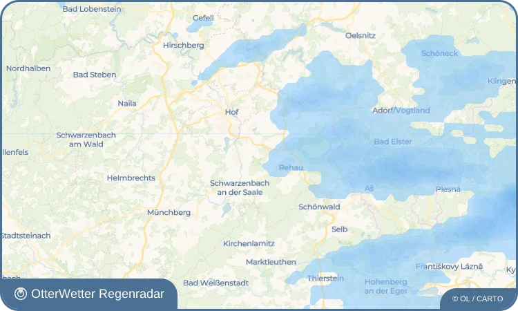Wetter-Widget-Vorschau mit Vorhersagedaten für Woja