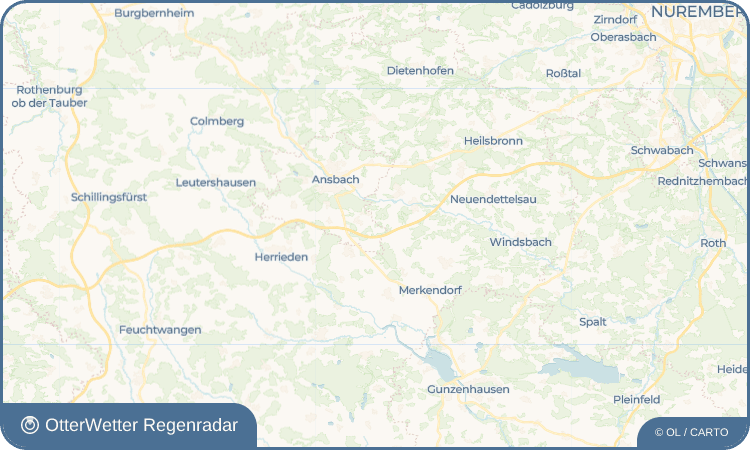 OtterWetter Regenradar-Widget Wolfartswinden
