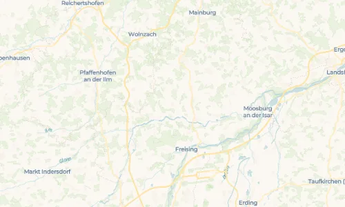 Regenradar-Vorschau: aktuelle Niederschläge in Wolfersdorf und Umgebung