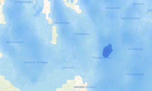 Regenradar Vorschaubild - Aktuelle Niederschläge in Wolfertschwenden und Umgebung