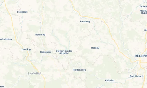 Regenradar-Vorschau: aktuelle Niederschläge in Wolfertshofen und Umgebung