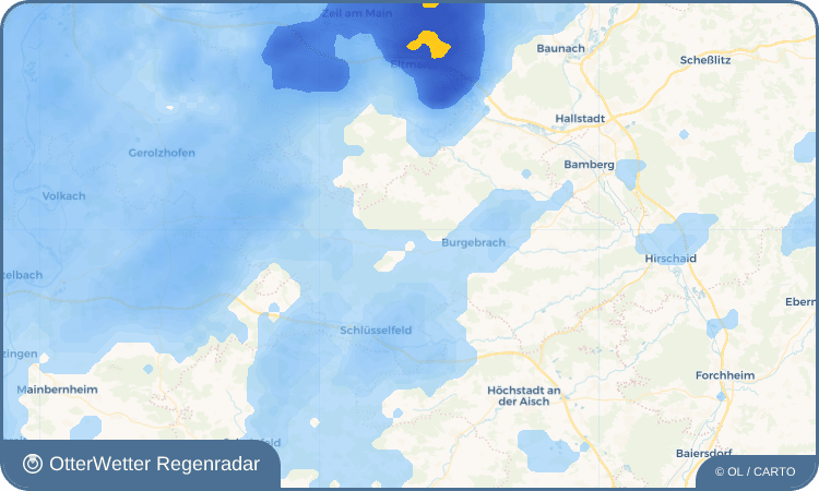 OtterWetter Regenradar-Widget Wolfsbach