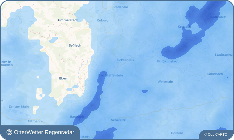 OtterWetter Regenradar-Widget Wolfsdorf