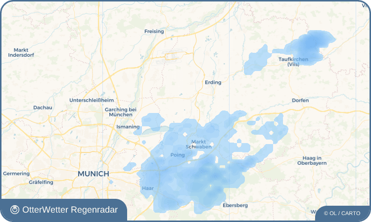 Wetter-Widget-Vorschau mit Vorhersagedaten für Wolfsleben