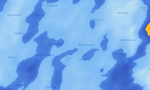 Regenradar Vorschaubild - Aktuelle Niederschläge in Wolfsloch und Umgebung