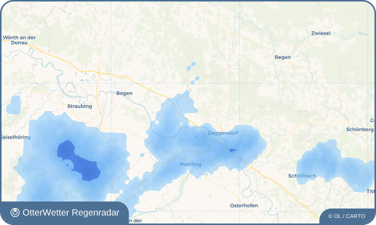 Widget-Vorschau für Wolfstein Wetter-Widget-Vorschau mit Vorhersagedaten für Wolfstein