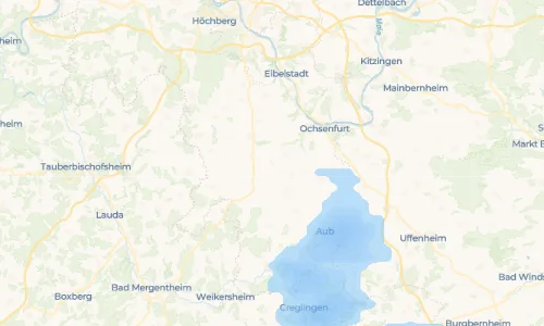 Regenradar Wolkshausen: aktuelle Niederschläge in Wolkshausen und Umgebung, Stand 22. Oktober 2026 um 11:10 Uhr