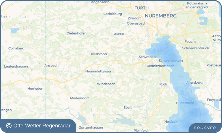 OtterWetter Regenradar-Widget Wollersdorf