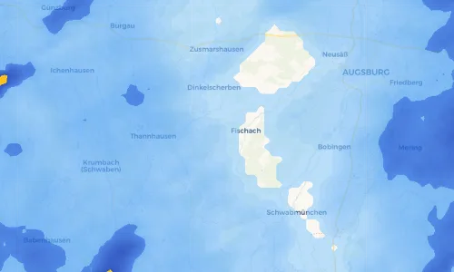 Regenradar Vorschaubild - Aktuelle Niederschläge in Wollmetshofen und Umgebung
