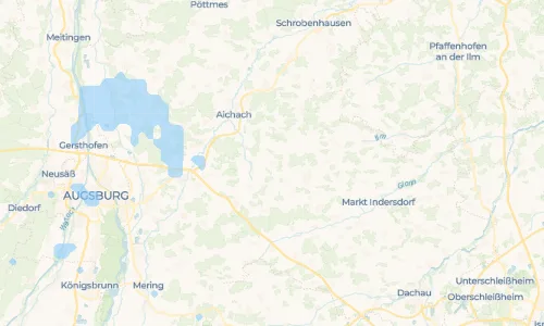 Regenradar Vorschaubild - Aktuelle Niederschläge in Wollomoos und Umgebung