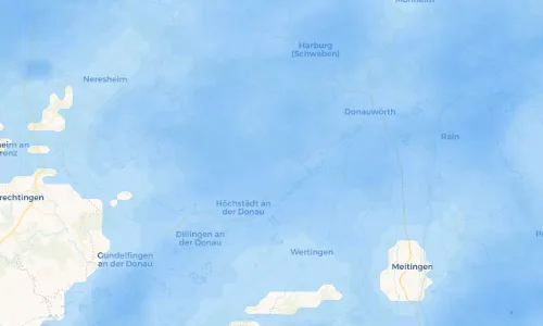 Regenradar Vorschaubild - Aktuelle Niederschläge in Wolpertstetten und Umgebung