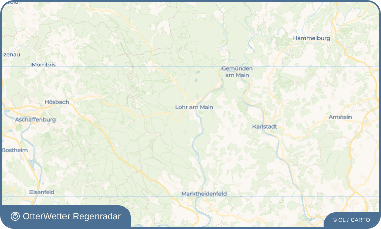 OtterWetter Regenradar-Widget Wombach